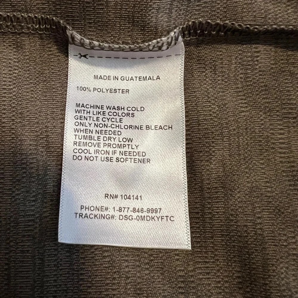 DSG‎ Boys Training Tank Shirt, Color Solid Brown, Size XL. - Picture 3 of 3